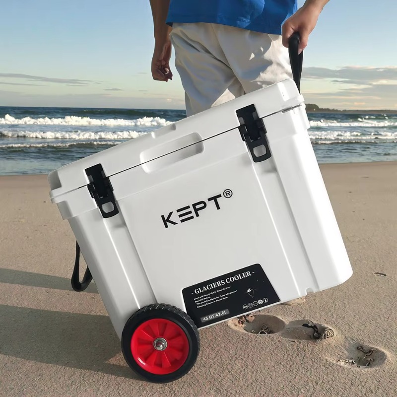 Outdoor Adventure Box - 55QT Commercial Grade Rotomolded Hard Cooler