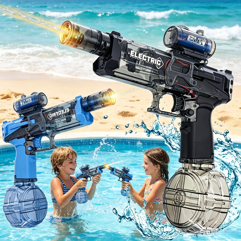 Outdoor Adventure Game - Children Continuous Fire Electric Water Guns