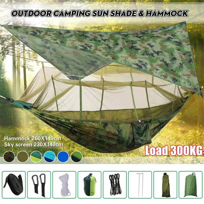 Hammock Rain Tarp - Lightweight Portable Camping Hammock and Tent