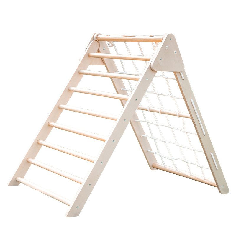Foldable Wooden Triangle Climb - Outdoor Adventure Toys For Kids 评论和价格