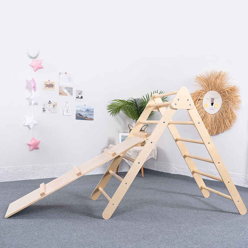 Foldable Wooden Triangle Climb - Outdoor Adventure Toys For Kids 评论和价格