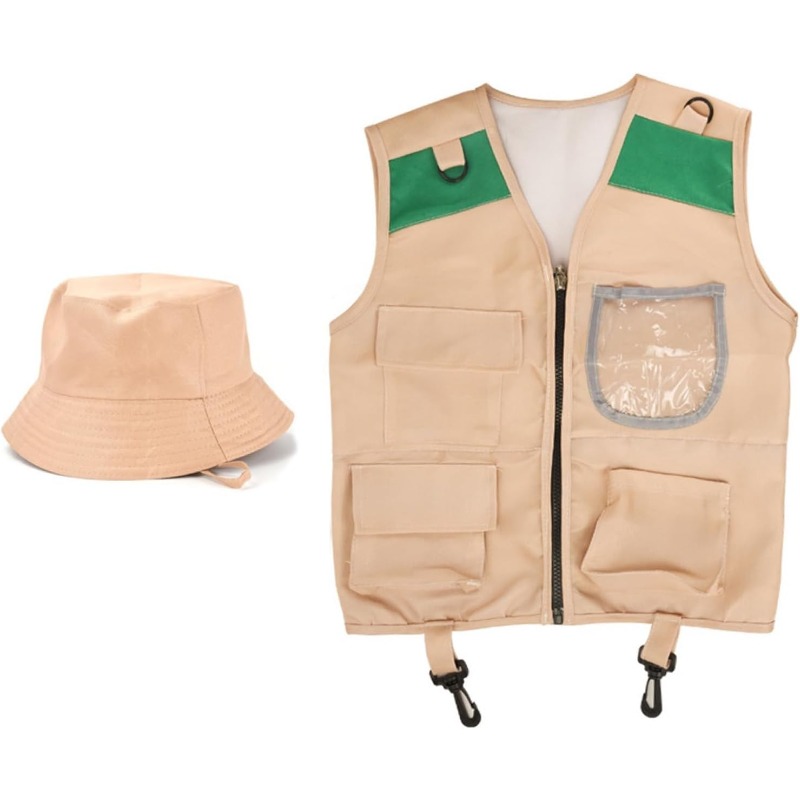 Safari Costume with Cargo Vest - Outdoor Adventure Girls 评论和价格