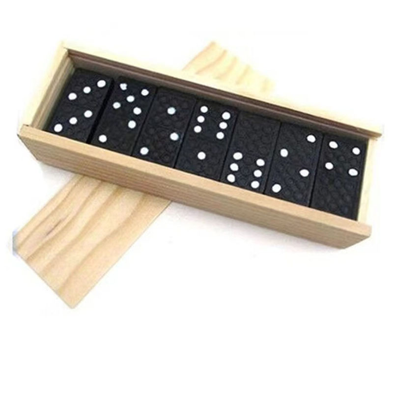 28pcs/Set Wooden Domino Board  - Outdoor Adventure Game 评论和价格