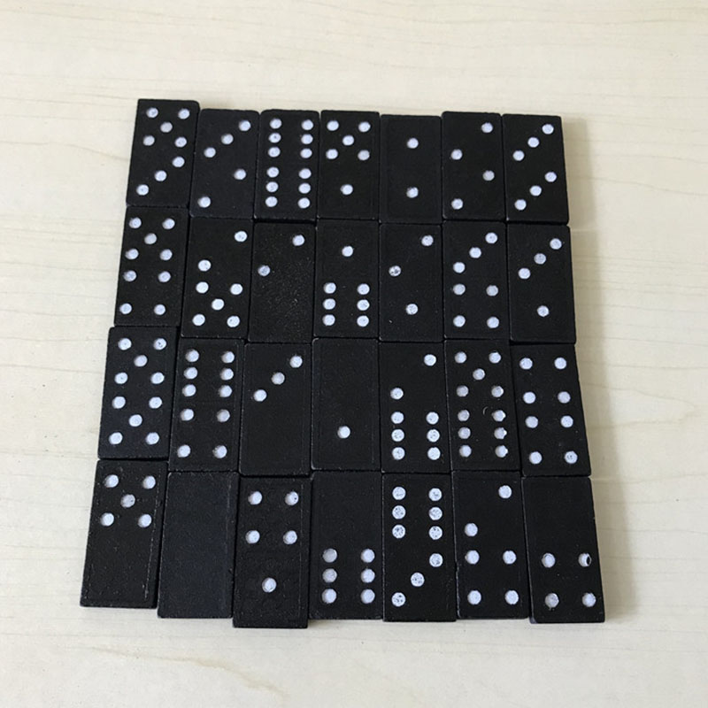 28pcs/Set Wooden Domino Board  - Outdoor Adventure Game 评论和价格