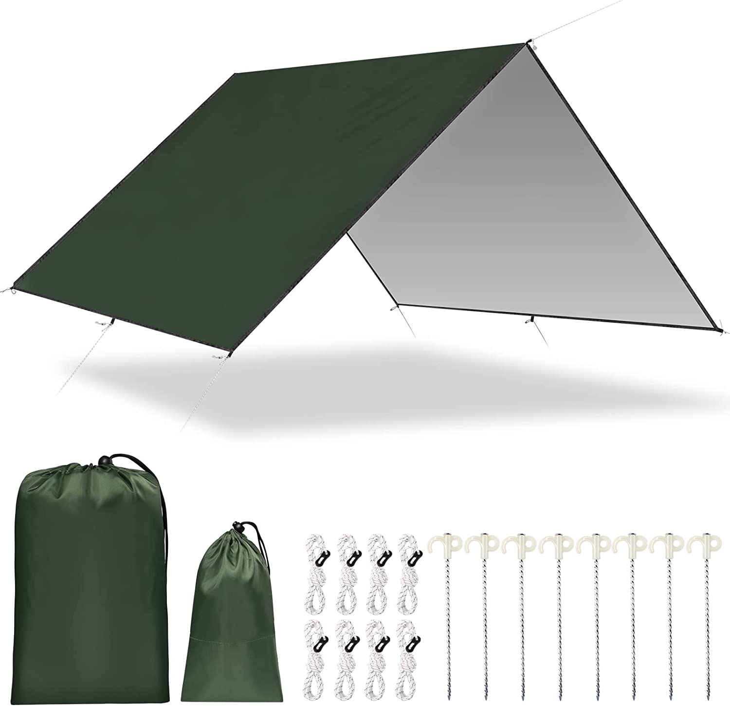 2026 Waterproof Camping Tarp,  - Hammock Rain Tarp 评论和价格
