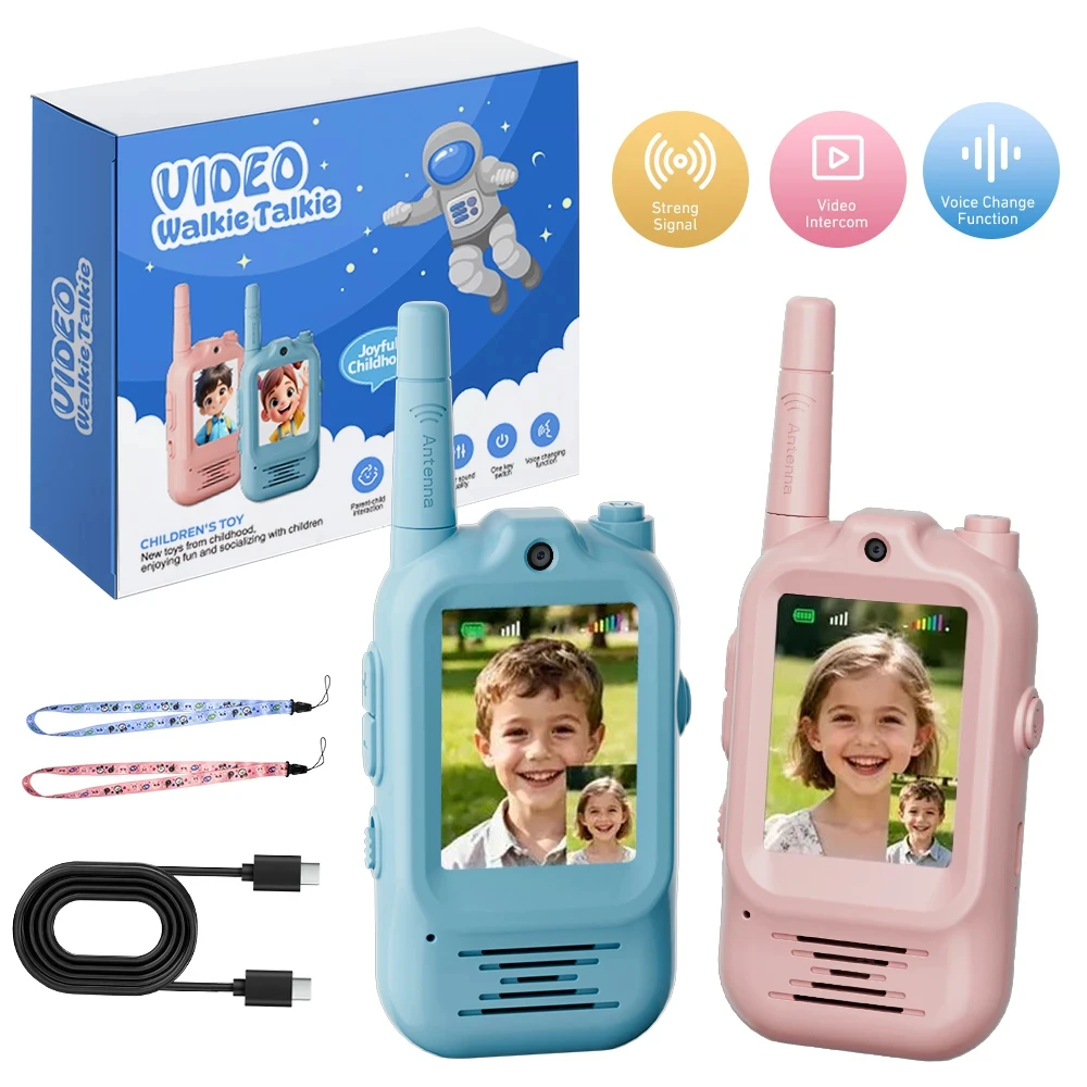 2pcs Kids Video Walkie Talkie  - Outdoor Adventure Toys For Kids 评论和价格