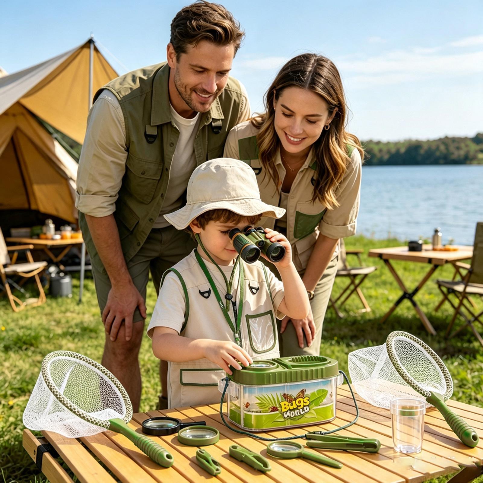 Kids Adventure Kit With Magnif - Outdoor Adventure Girls 评论和价格