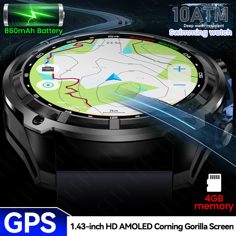 New Adventure GPS Men Smart Wa - Outdoor Adventure World 评论和价格