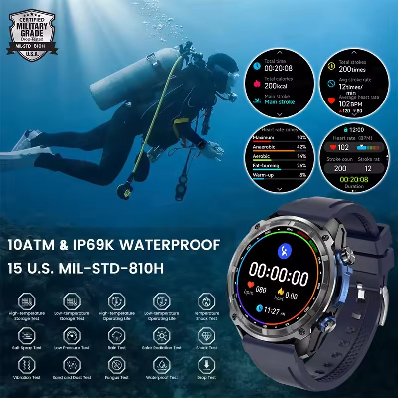 New Adventure GPS Men Smart Wa - Outdoor Adventure World 评论和价格