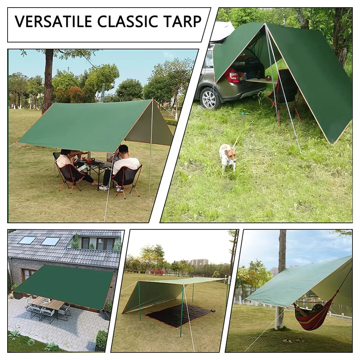 Camping Tarp Waterproof Tent H - Hammock Rain Tarp 评论和价格