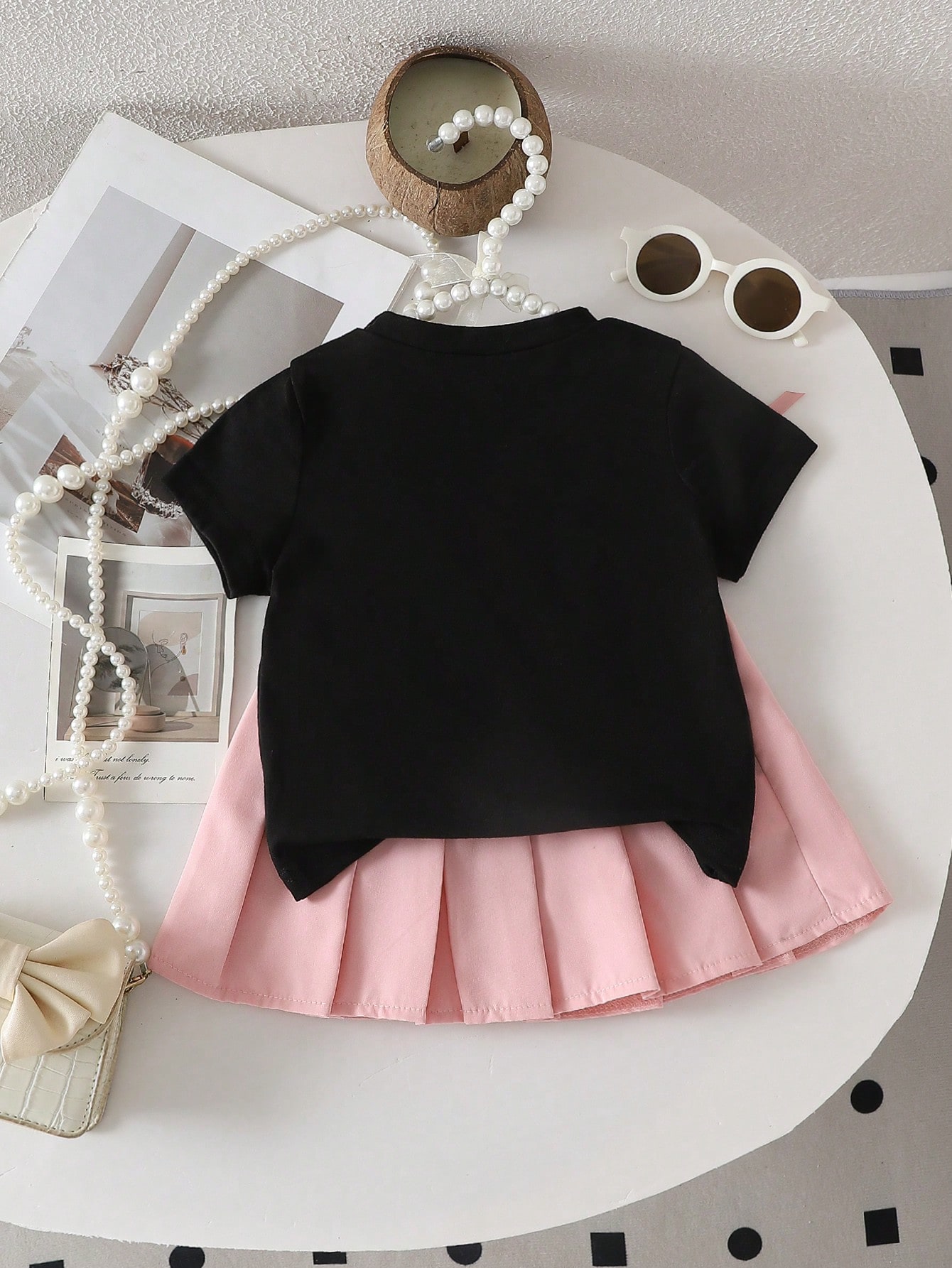 Two-piece baby girl 3D bow cas - Outdoor Adventure Girls 评论和价格