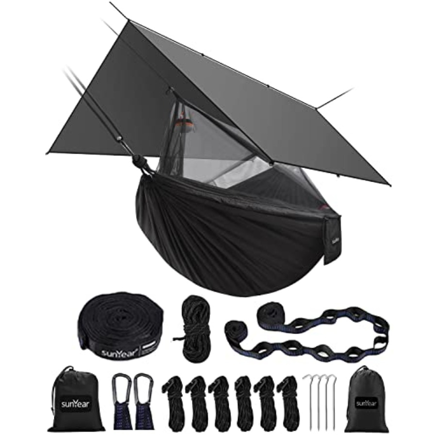 Portable Camping Hammock with  - Hammock Rain Tarp 评论和价格