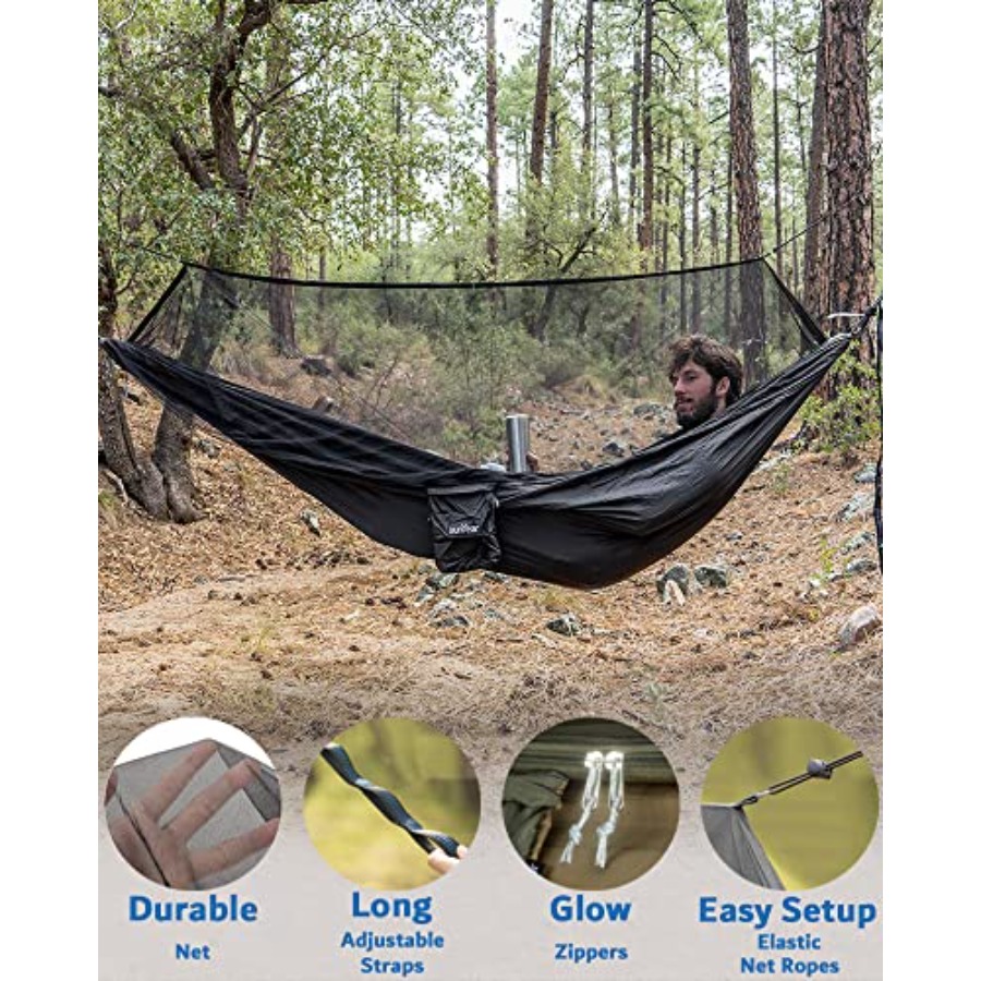 Portable Camping Hammock with  - Hammock Rain Tarp 评论和价格