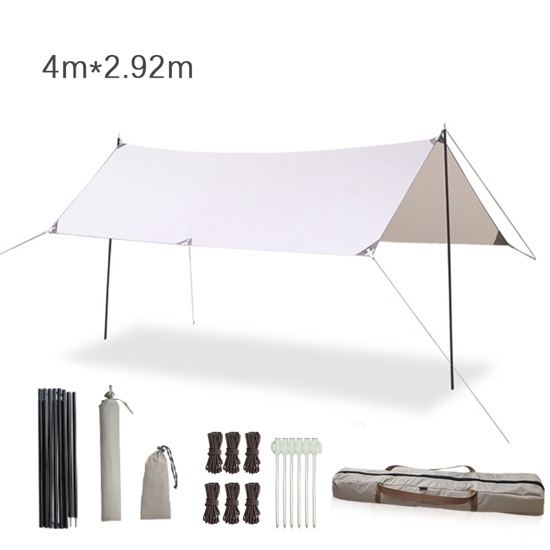 438*292cm Hexagon 100% Waterpr - Hammock Rain Tarp 评论和价格