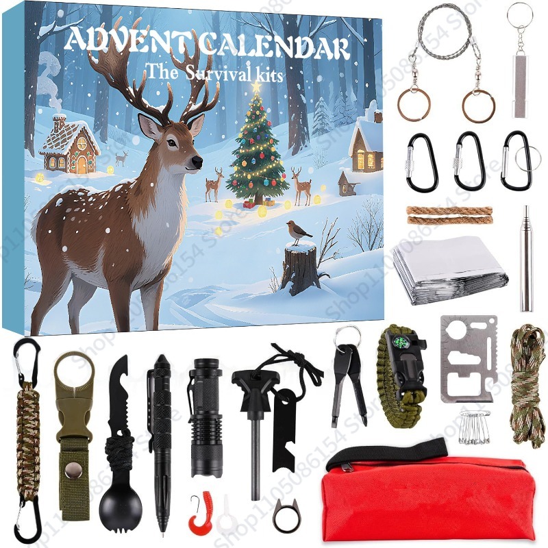 Outdoor Survival Tools Set Mul - Outdoor Adventure Box 评论和价格