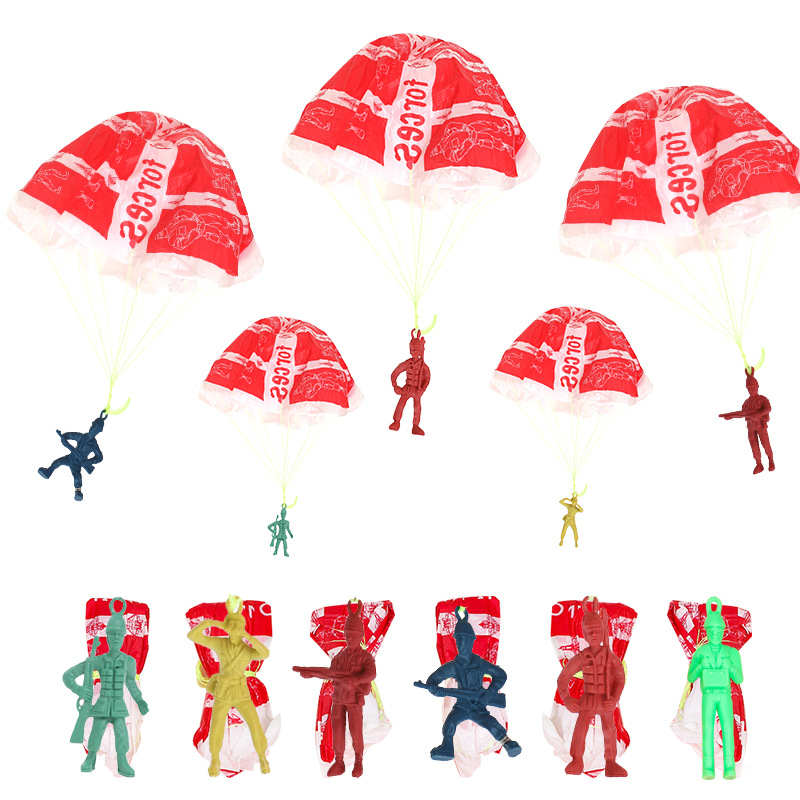 10pcs Plastic Ejecting Parachu - Outdoor Adventure Game 评论和价格