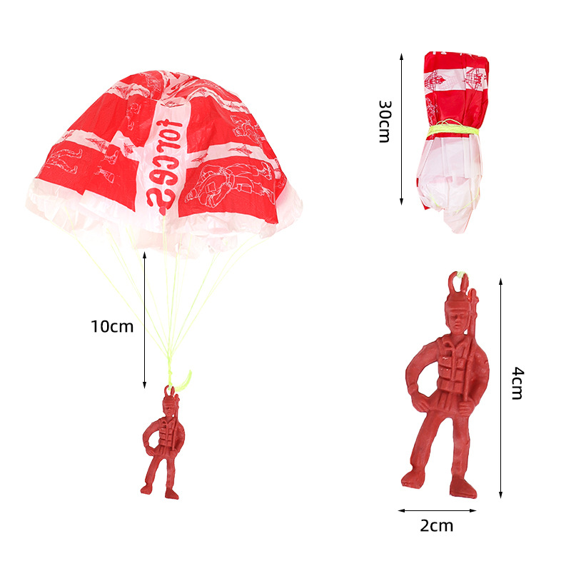 10pcs Plastic Ejecting Parachu - Outdoor Adventure Game 评论和价格