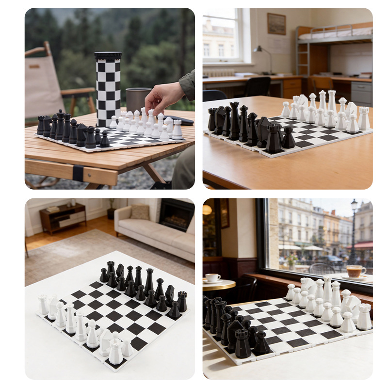 2 in 1 Portable Chess Game Set - Outdoor Adventure Game 评论和价格