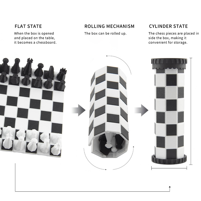 2 in 1 Portable Chess Game Set - Outdoor Adventure Game 评论和价格