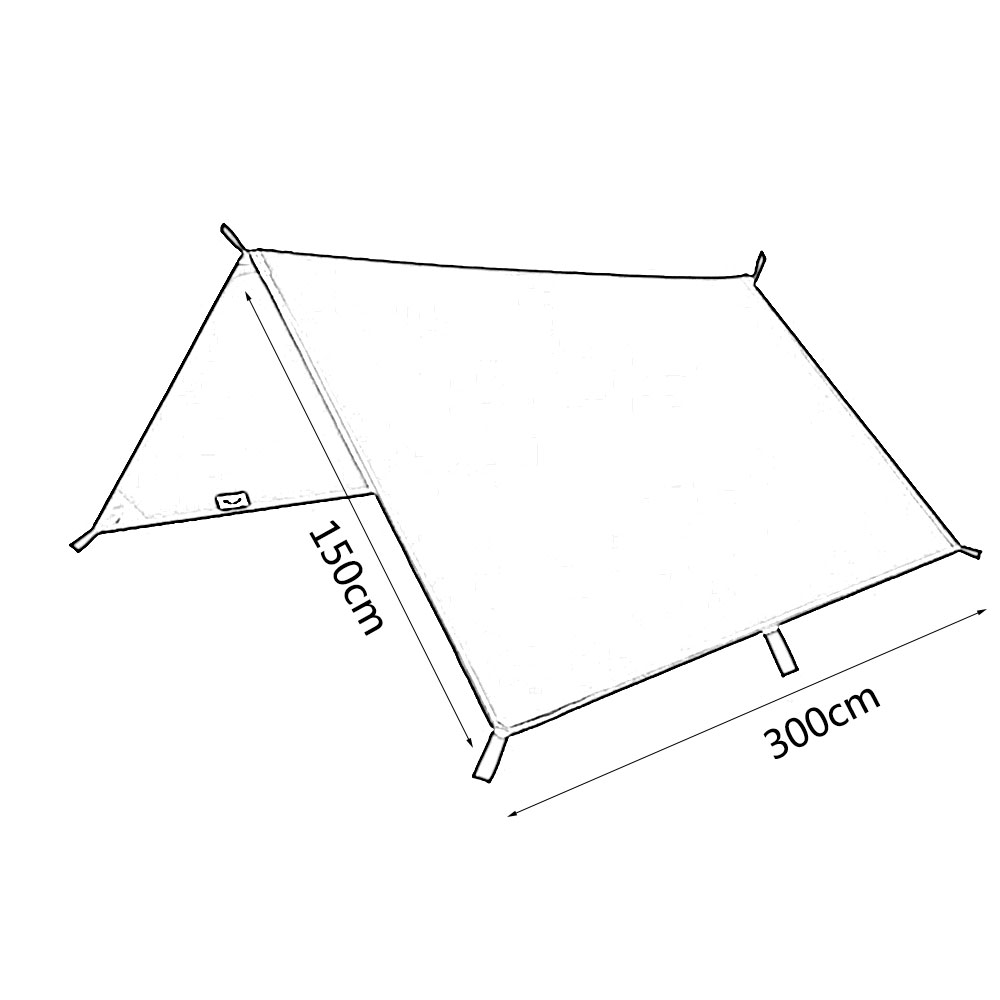 3x3m Awning Waterproof Sun She - Hammock Rain Tarp 评论和价格